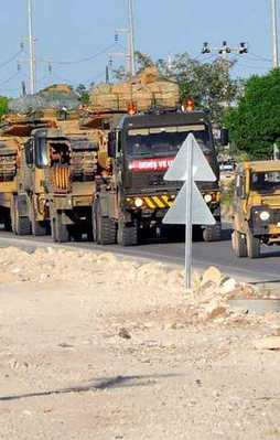 Suriye sınırına dev sevkiyat