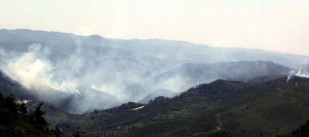 Türkmendağı'nda yoğun bombardıman