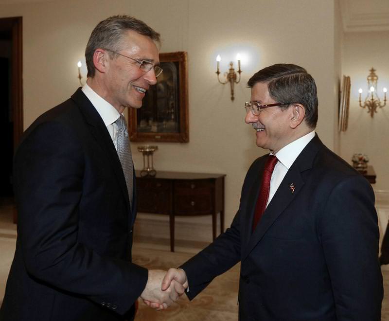 Davutoğlu Jens Stoltenberg ile görüştü