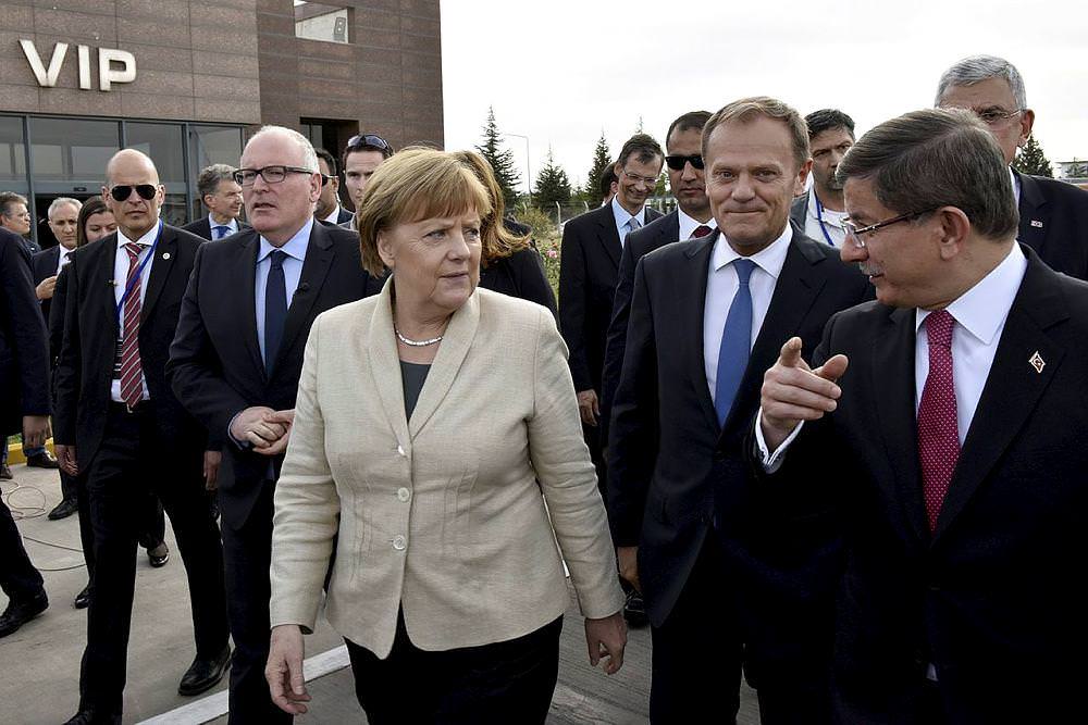 Merkel, Tusk ve Timmermans Gaziantep'te-1