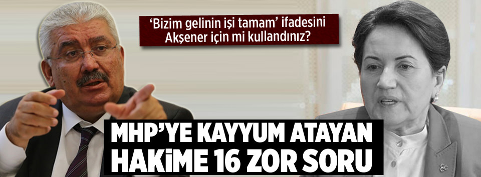 MHP’ye FETÖ kumpasında bomba sorular!