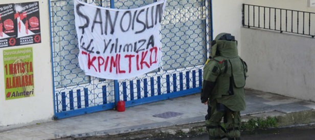 İstanbul’da polisi alarma geçiren pankart