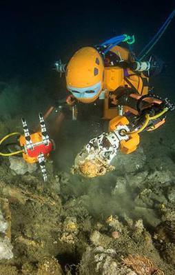 Dalgıç robot 17. yüzyıla ait kalıntıları çıkardı