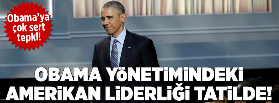 Obama’ya çok sert tepki