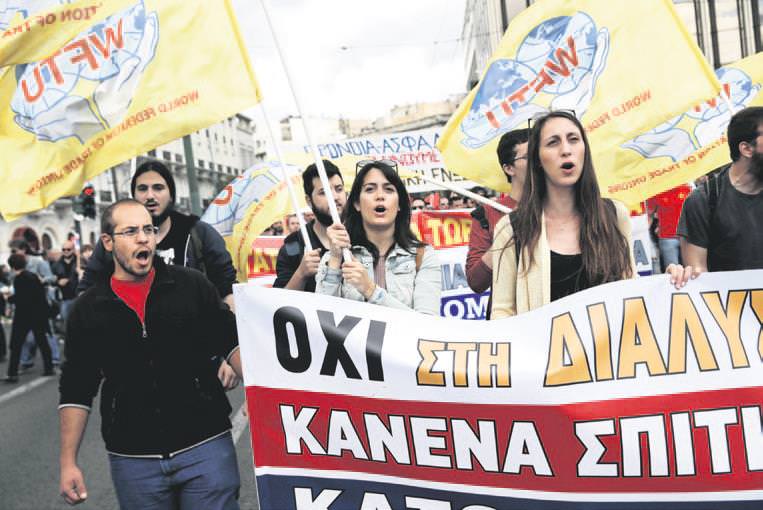 Komşu grevde
