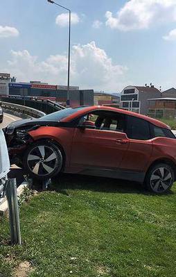 Süper Lig'in yıldız oyuncusu trafik kazası geçirdi