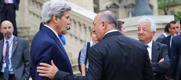 Çavuşoğlu, Kerry ile görüştü