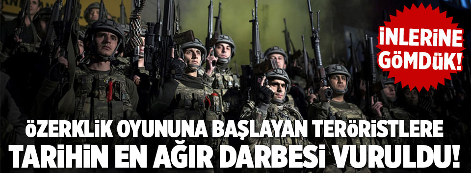 PKK'ya bir darbe daha! İşte öldürülen hain sayısı-1