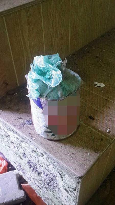 Terlik altına bombalı tuzak