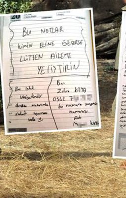 Teröristin not defterindeki pişmanlık satırları