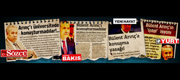 FETÖ'nün 'Arınç konuşturulmadı' yalanı
