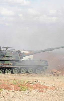 TSK bombardımana tuttu