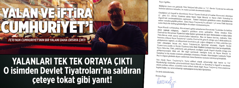 O isimden yalan haberlere sert tepki