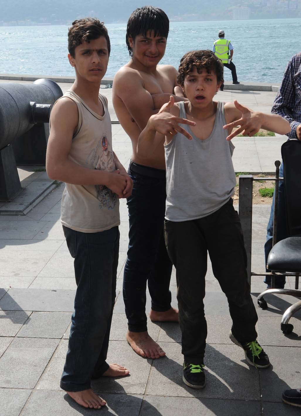 Suriyeli çocuklar Beşiktaş'ta hayat kurtardı-1