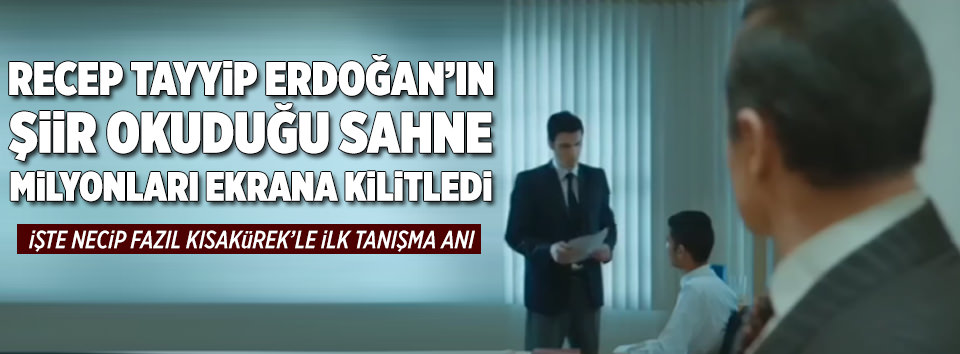 Tayyip Erdoğan’ın şiiri milyonları ekrana kilitledi