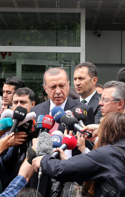 Erdoğan'dan patlama sonrası ilk açıklama