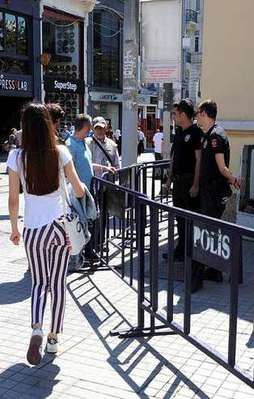 İstiklal Caddesi’nde yeni tarz güvenlik