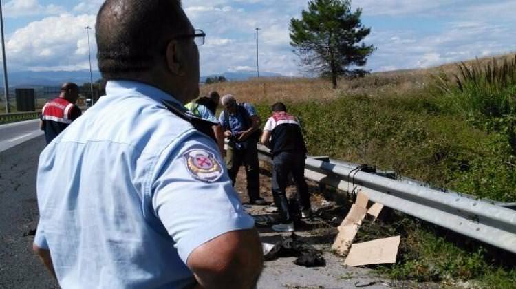 TEM otoyolunda canlı bomba yeleği!