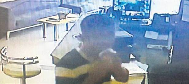 Tükürüklü soygun!