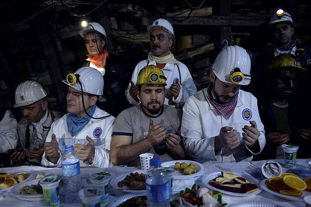 Yıldırım ve Albayrak'tan madencilere ziyaret-1