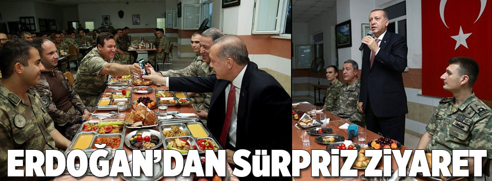 Cumhurbaşkanı Erdoğan’dan sürpriz ziyaret