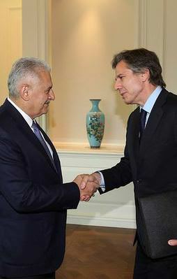 Başbakan Yıldırım Blinken'i kabul etti