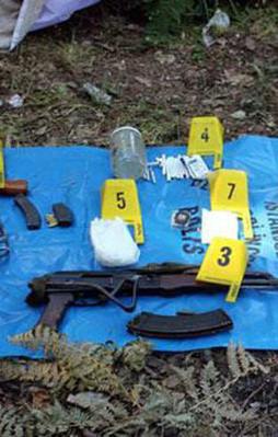 Aydos ormanında PKK cephaneliği bulundu