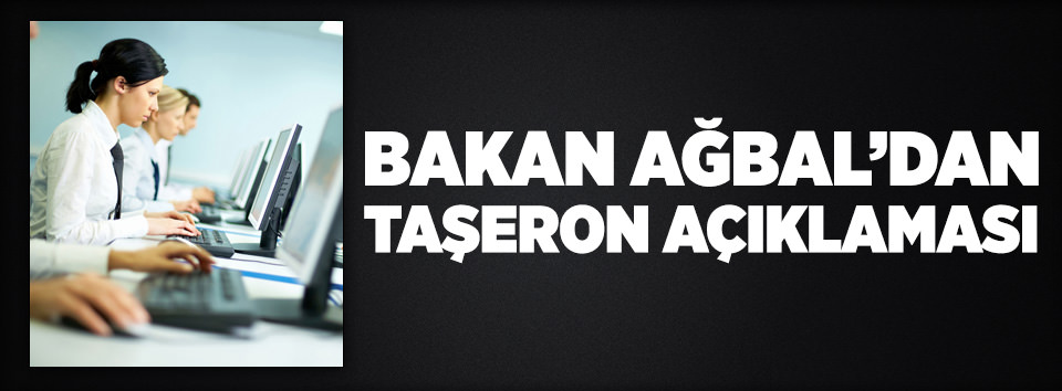 Bakan Ağbal'dan taşeron açıklaması