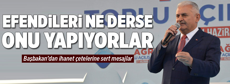 Bunlar efendileri ne derse onu yapıyorlar