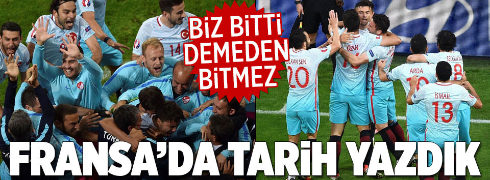 Biz bitti demeden bitmez