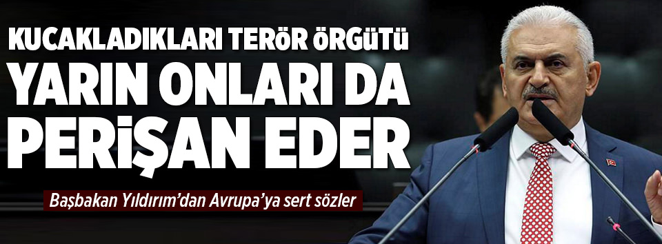 Başbakan’dan AB’ye sert sözler