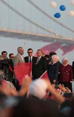 Osmangazi Köprüsü açılışından muhteşem kareler