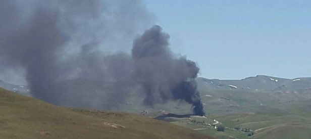 Terör örgütü PKK şantiye bastı