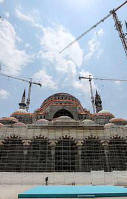 Çamlıca Camisi'nde ilk namaz