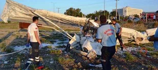 Balıkesir’de eğitim uçağı düştü: 2 ölü