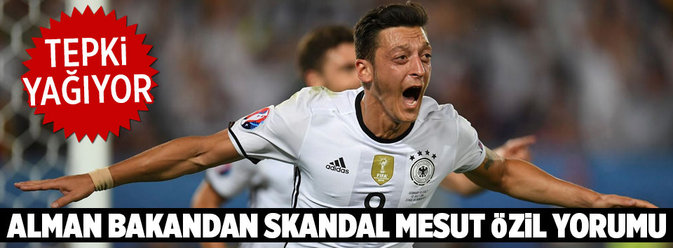 Alman bakanın Özil tweetine tepki yağıyor