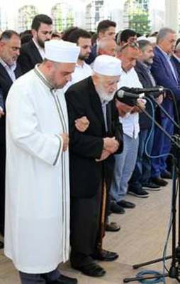 Osman Nuri Önügören'in cenaze namazı kılındı