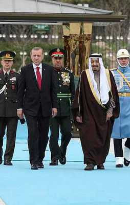 Erdoğan'dan Kral Selman'a telefon