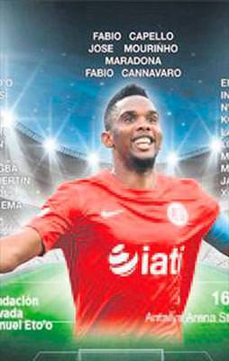 Eto’o Vakfı: Maç oynanacak