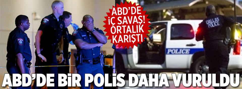 ABD’de bir polis daha vuruldu