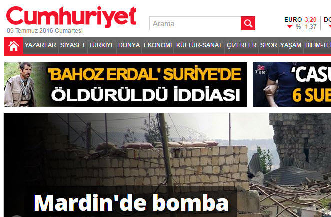 Cumhuriyet 'öldürüldü' yazamadı - 1