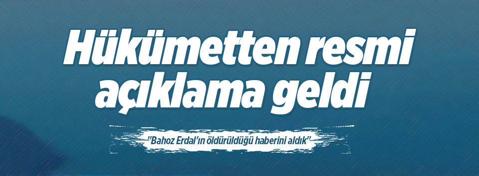 Bahoz Erdal’ın öldürüldüğü haberini aldık