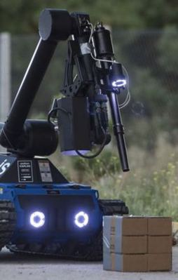 Kaplan bomba imha robotları