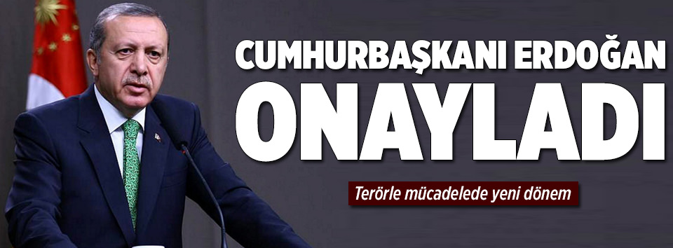 Cumhurbaşkanı Erdoğan o kanunu onayladı