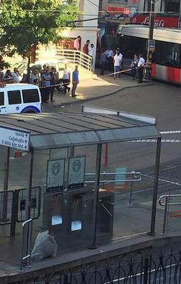 Sirkeci durağında şüpheli paket alarmı!