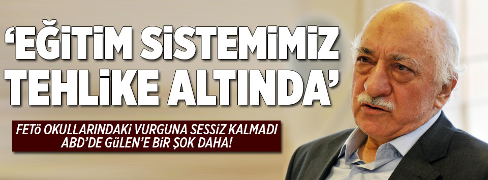 Eğitim sistemimiz tehlike altında