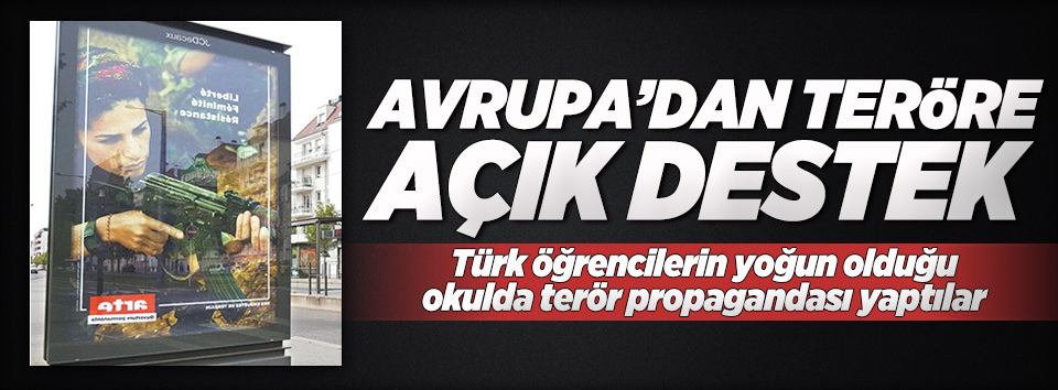 O caddede PKK'nın reklamını yapıyorlardı-1