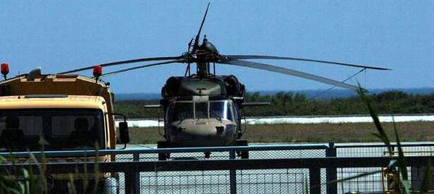 Ekipler kaçırılan helikopter için Dedeağaç’ta