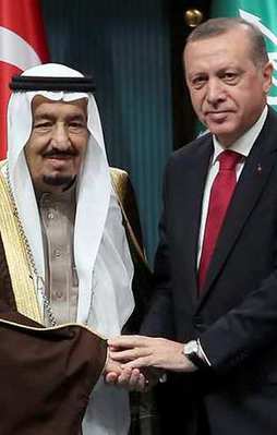 Erdoğan, Suud Kralı Selman ile görüştü