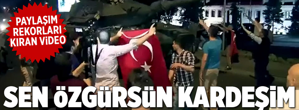 Kardeşim sen özgürsün